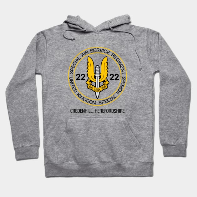 Mod.10 SAS Special Air Service Hoodie by parashop